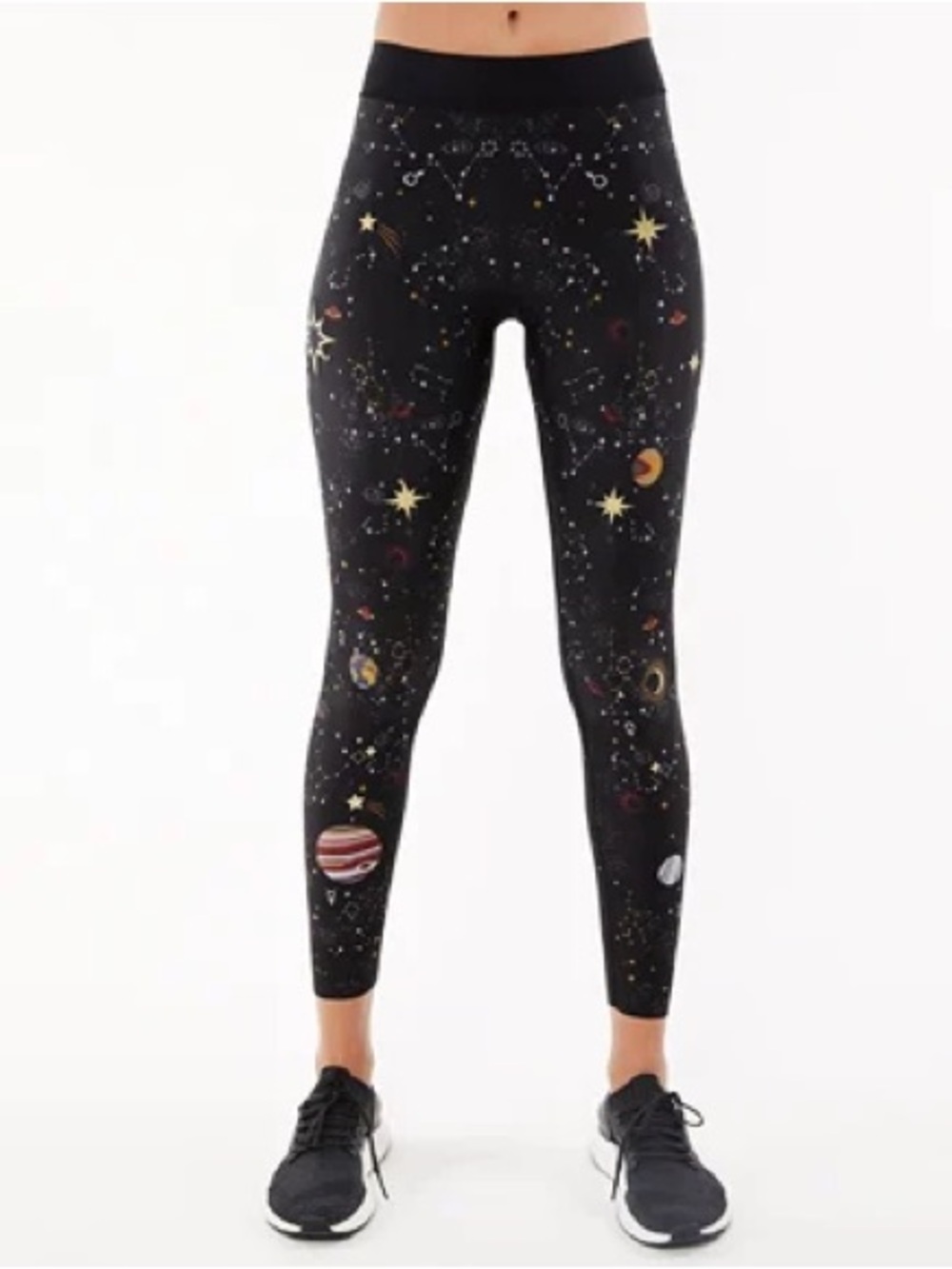 ✨🌎Black Cosmic Planet Print Original Ultracor Leggings